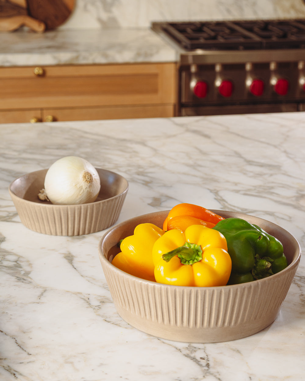 Stripes Gloss Grey Pasta Bowl Set Of 4 Uvn 1000114 4