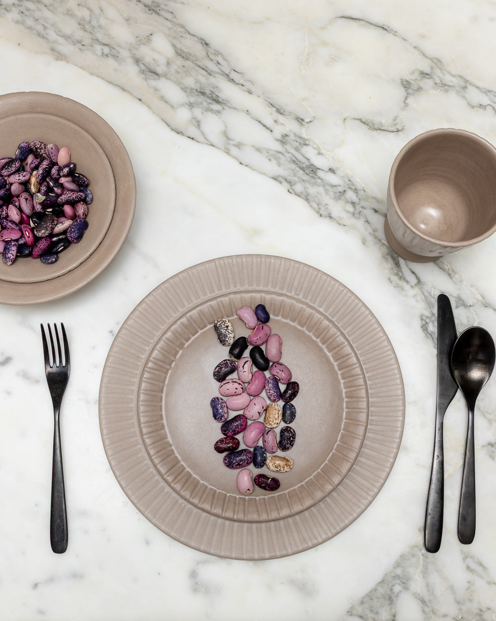 Stripes Gloss Grey Dinner Plate Set Of 4 Uvn 1000112 3