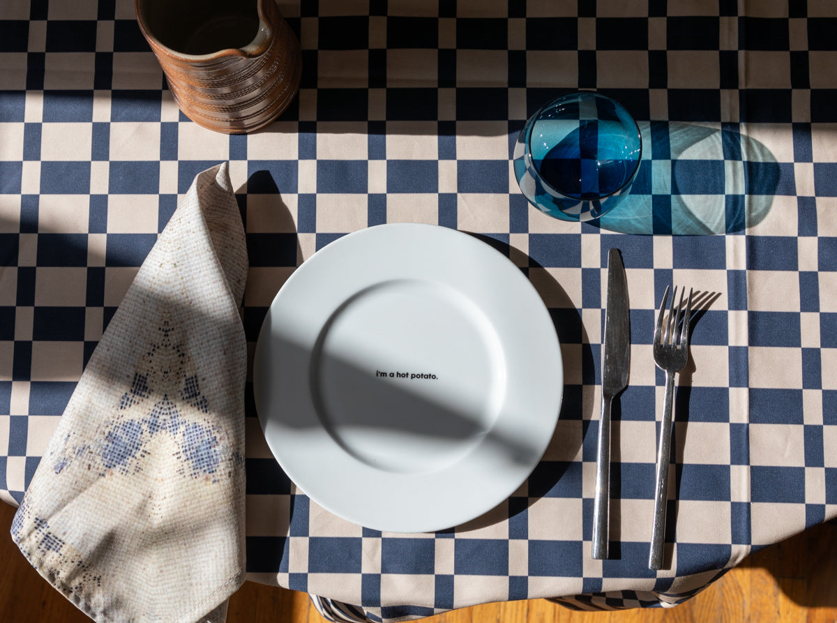 Blue Ladder Tablecloth
