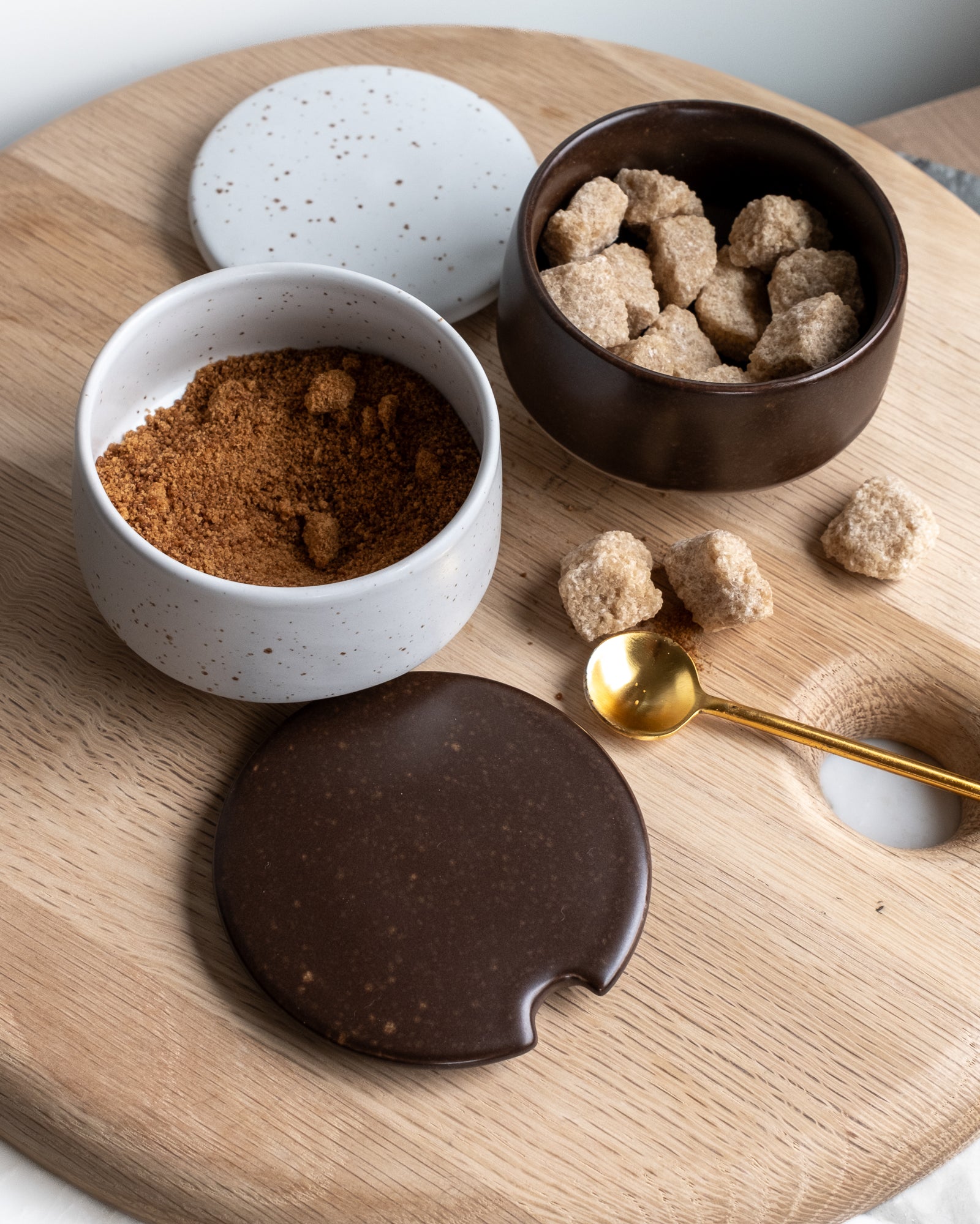 Hagi Sugar Bowl in Brown