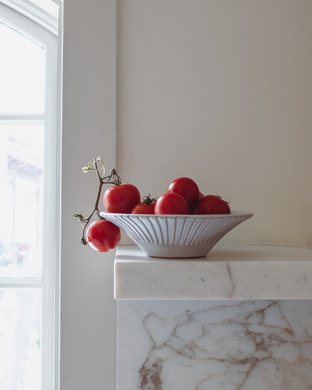 Stripes Matte White Coupelle Uvn 1000103 3