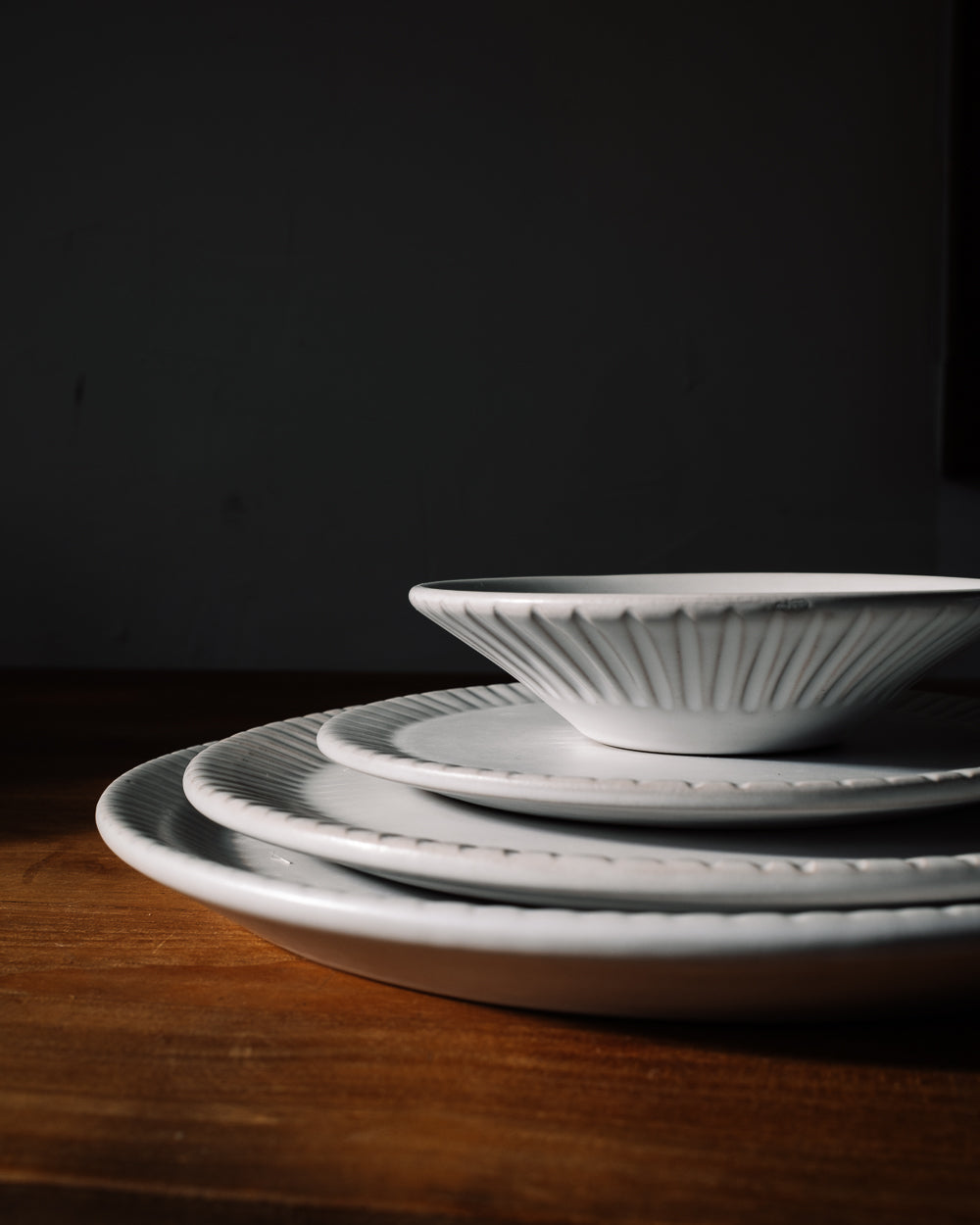 Stripes Matte White Coupelle Uvn 1000103 5