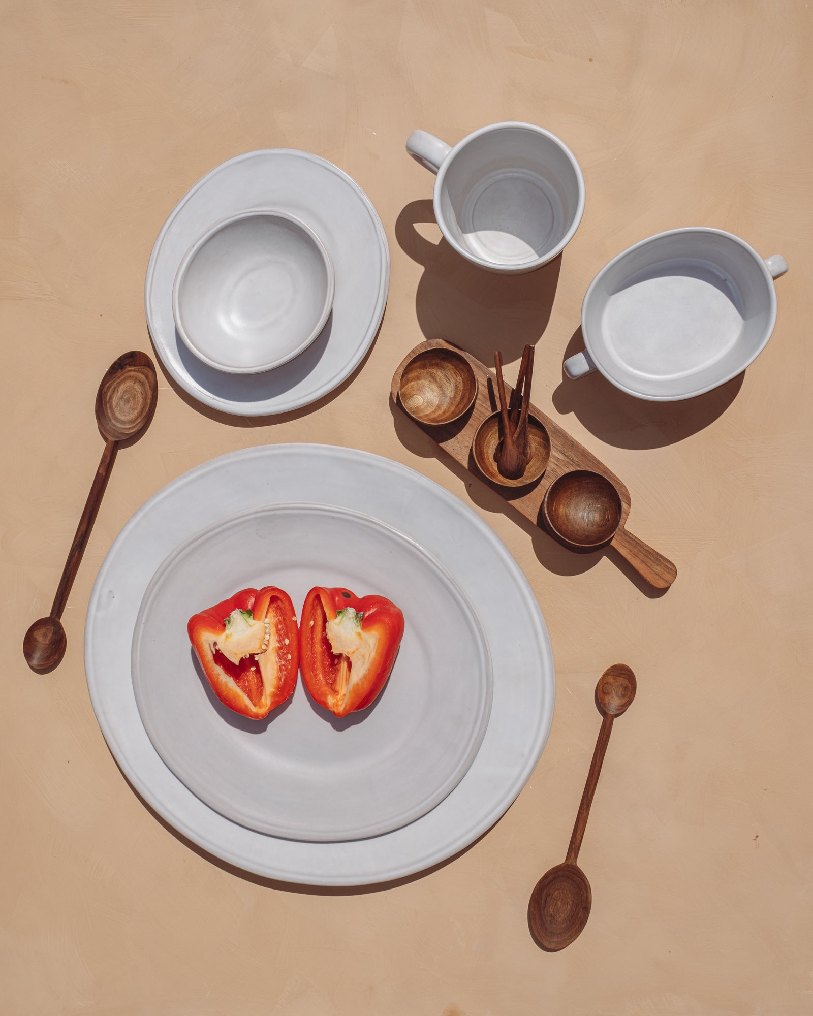 Oval White Dessert Plate Set Of 4 Uvn 1000149 4