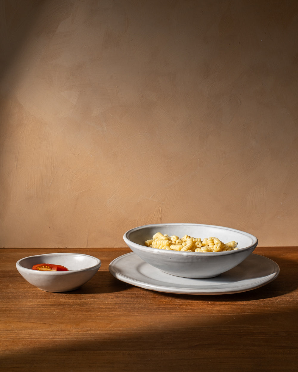 Oval White Pasta Bowl Set Of 4 Uvn 1000150 6