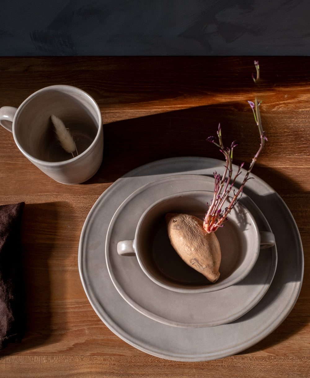 Oval Slate Grey Dinner Plate Set Of 4 Uvn 1000156 2