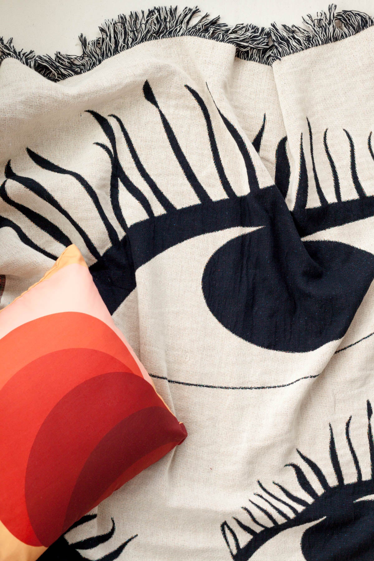 Third Eye Woven Throw Blankets