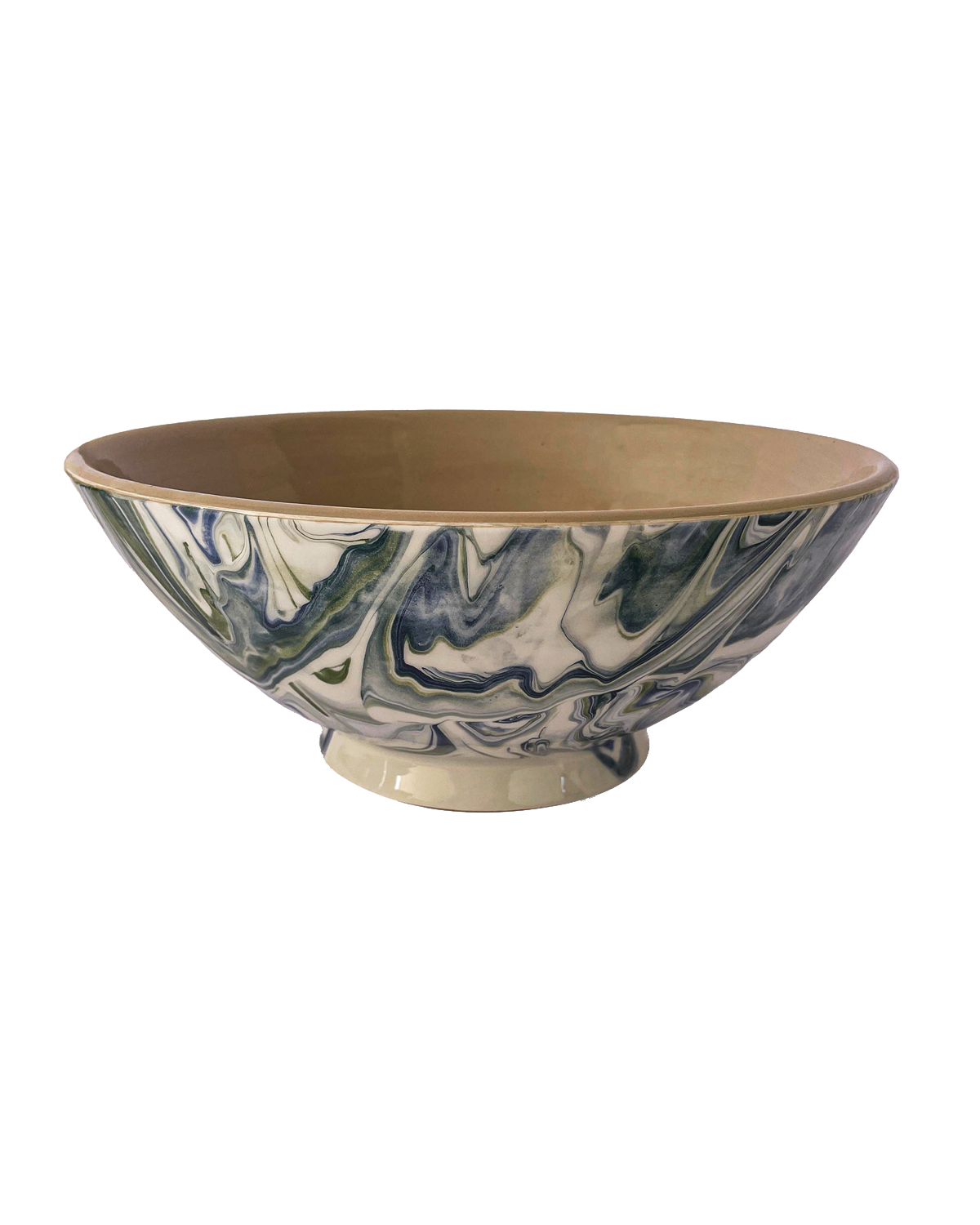 Marble Blue Green Serving Bowl Uvn 1000138 1