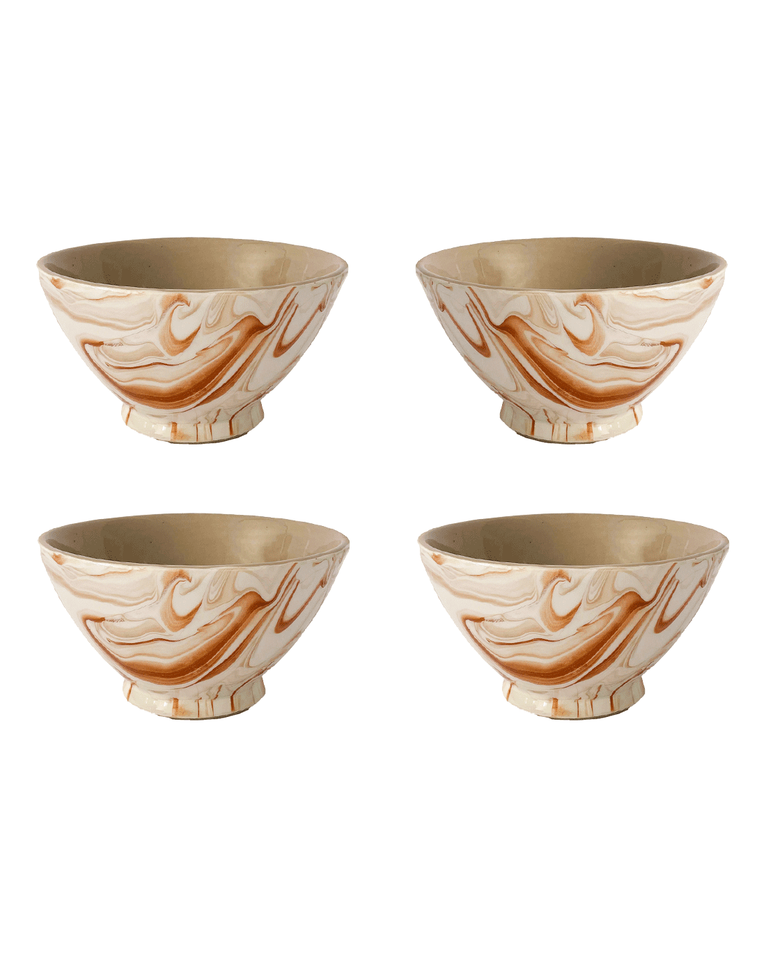 Marble Terra Bowl Set Of 4 Uvn 1000127 4