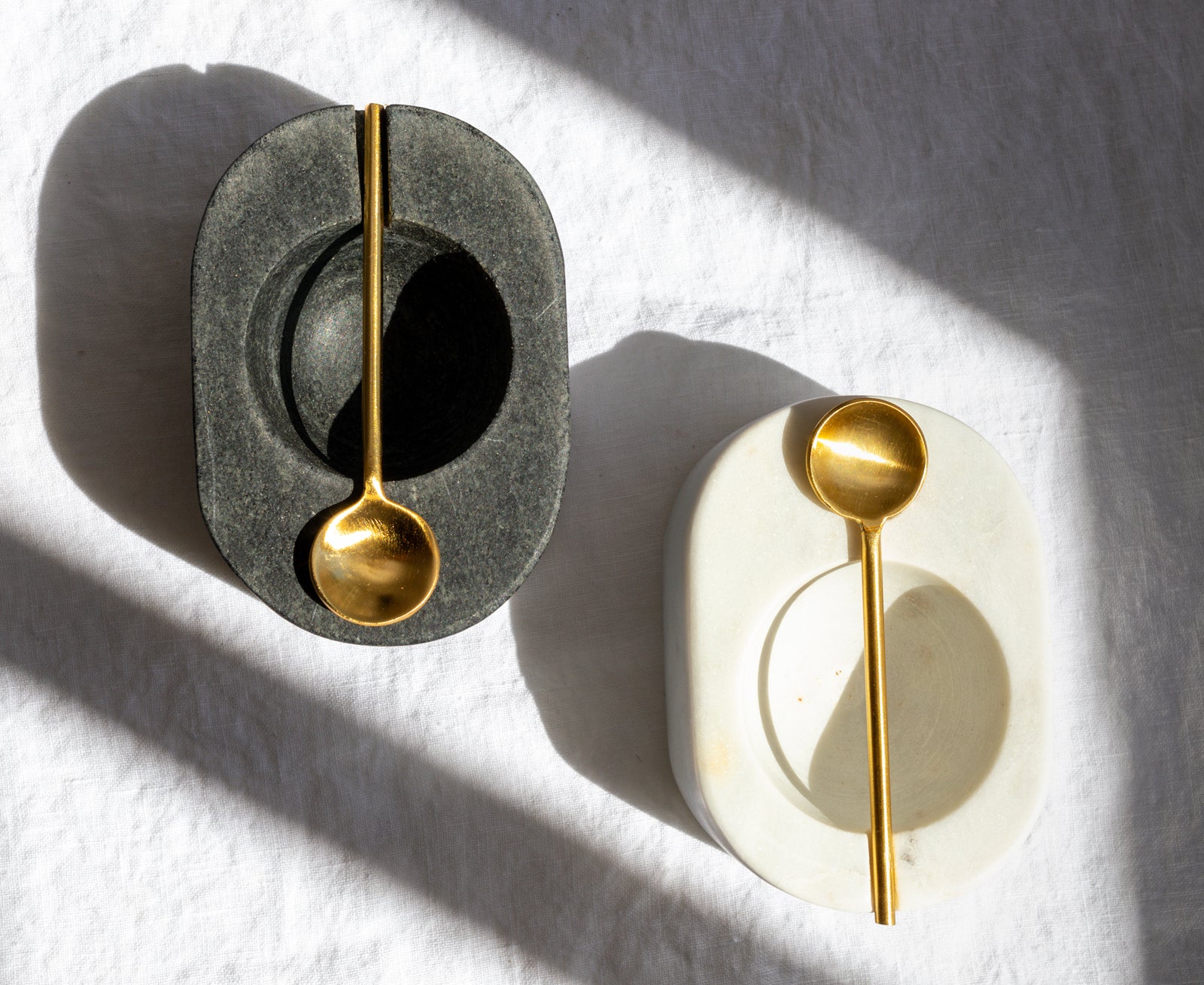 tuscan salt and pepper bowl with gold spoon by panorama city 2