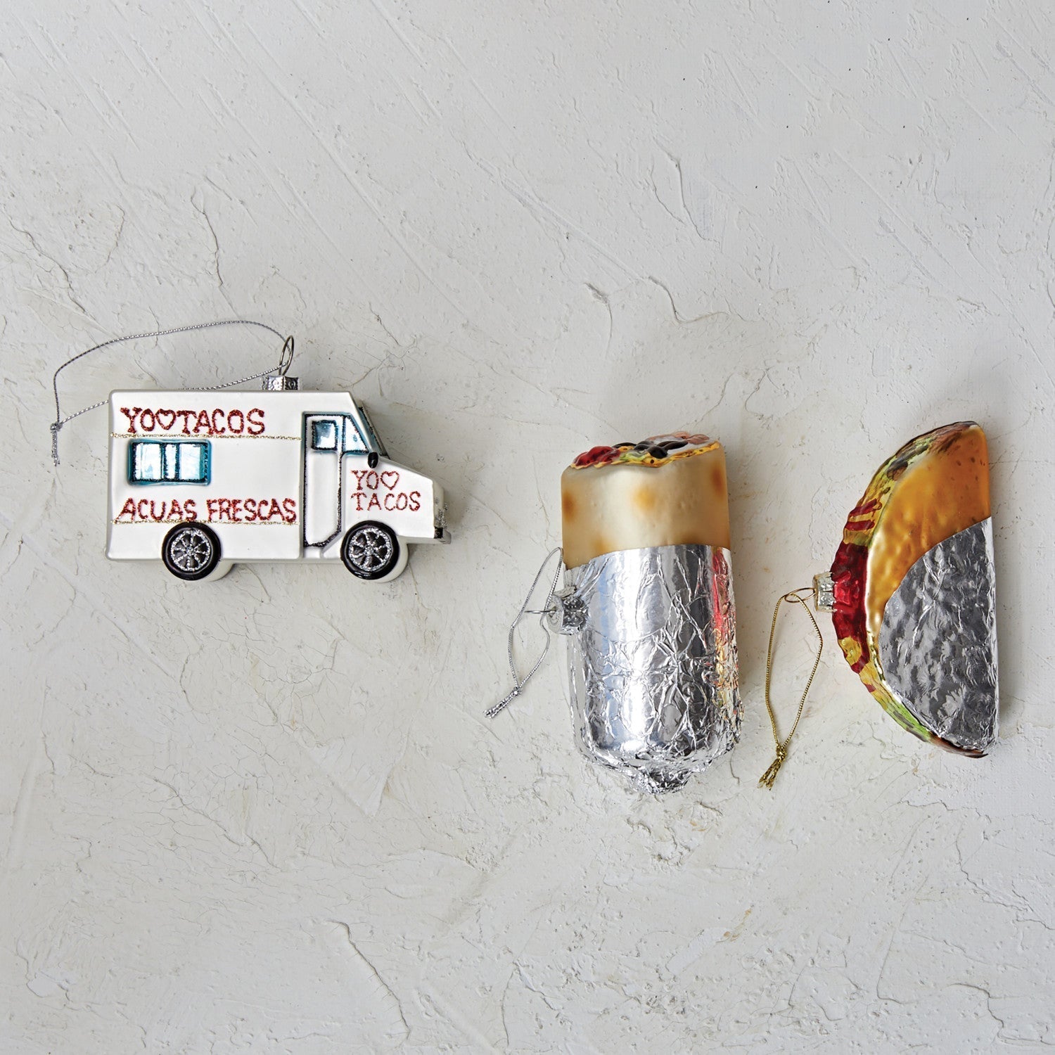 Hand Painted Taco Truck Ornament 3