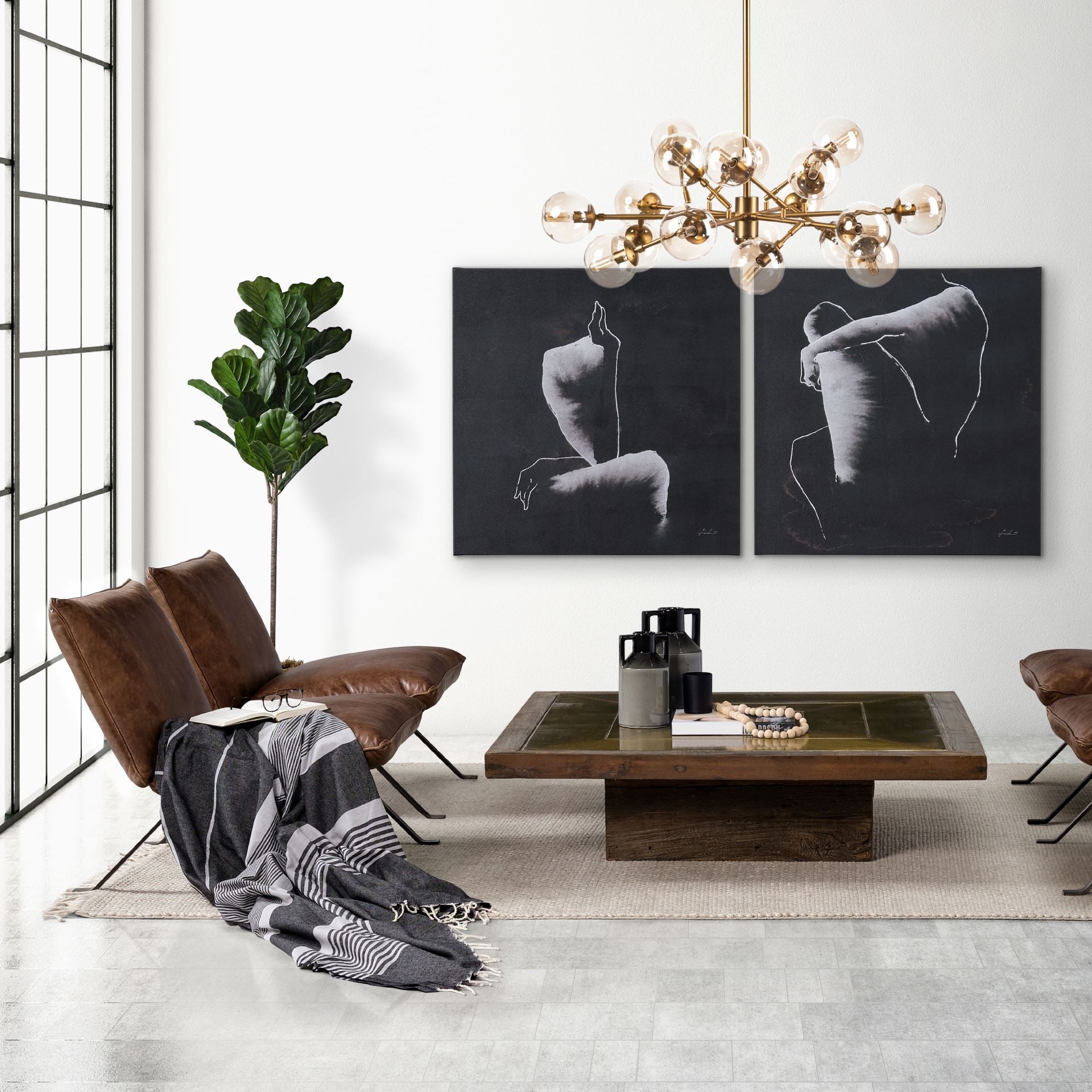 Flavelle Leather Accent Chair Mercana Mer 68575 22