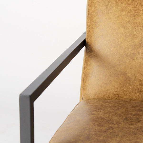 Armelle Leather Accent Chair Mercana Mer 67083 11