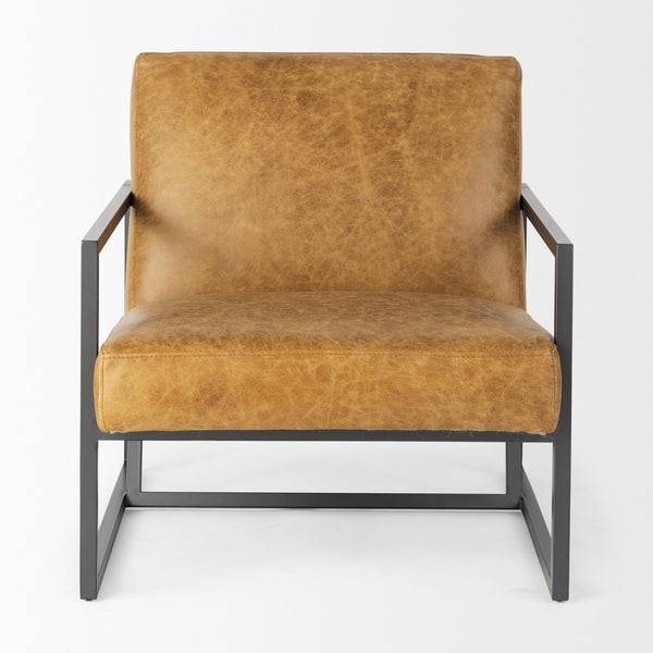 Armelle Leather Accent Chair Mercana Mer 67083 3