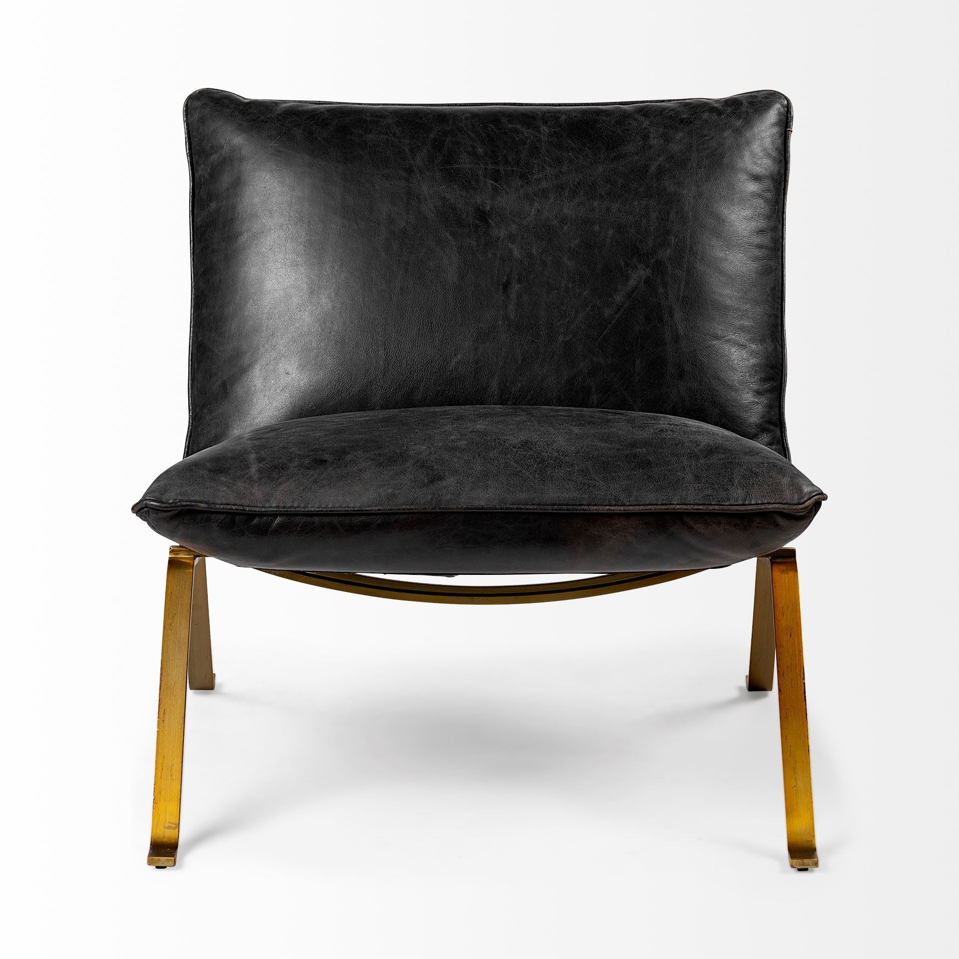 Flavelle Leather Accent Chair Mercana Mer 68575 3