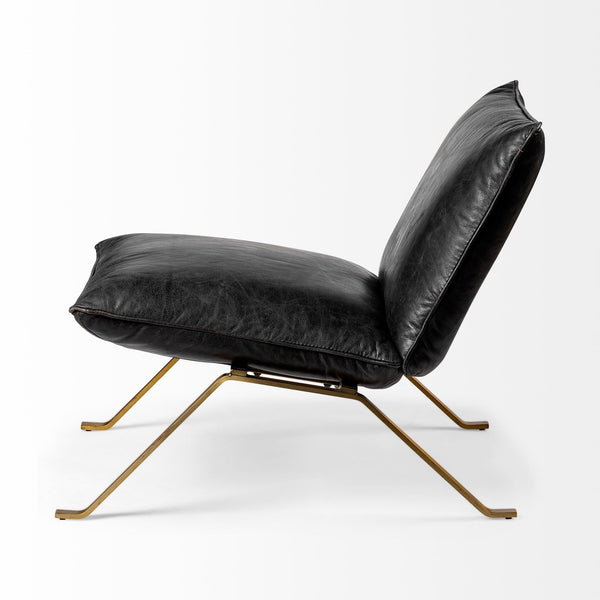 Flavelle Leather Accent Chair Mercana Mer 68575 5