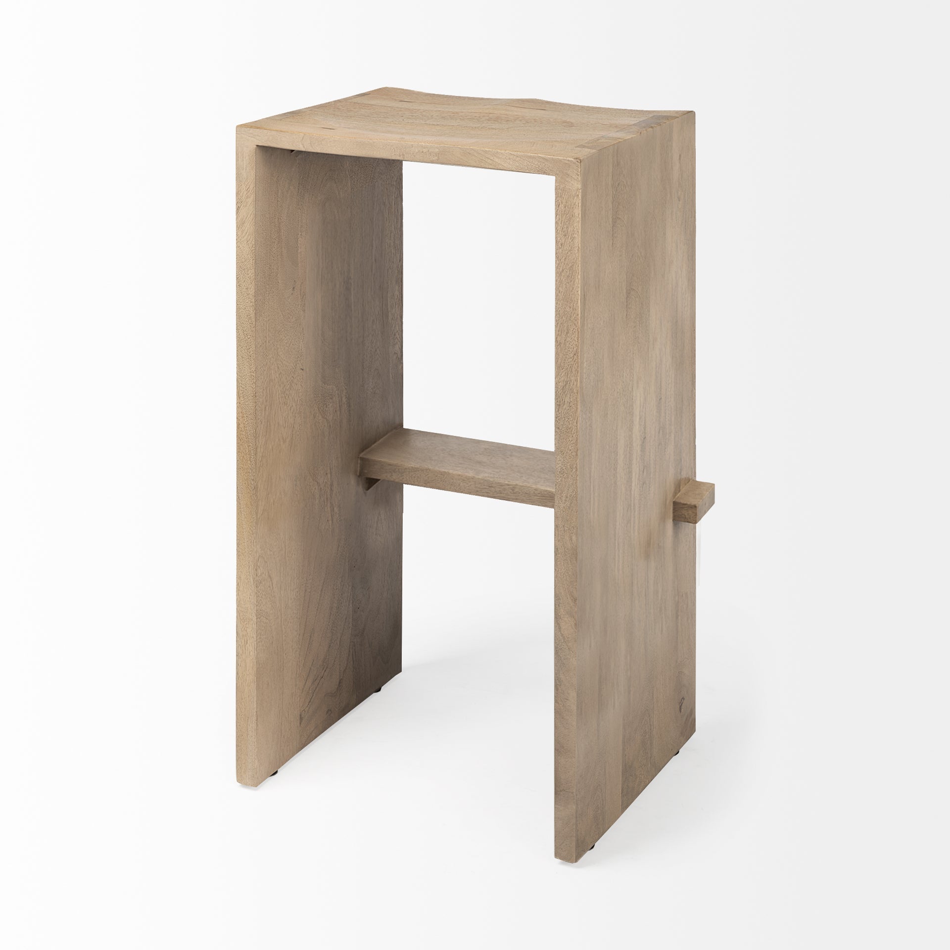 Aida Wood Seat Bar Counter Stool Mercana Mer 69193 29