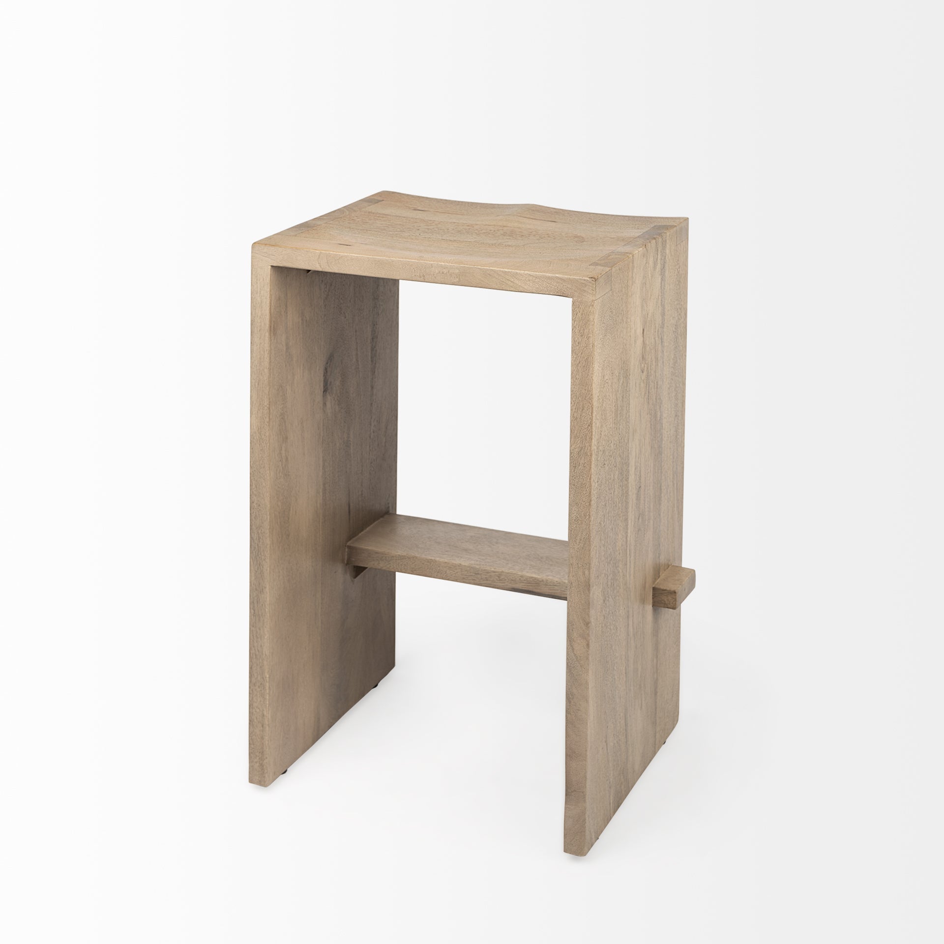 Aida Wood Seat Bar Counter Stool Mercana Mer 69193 27
