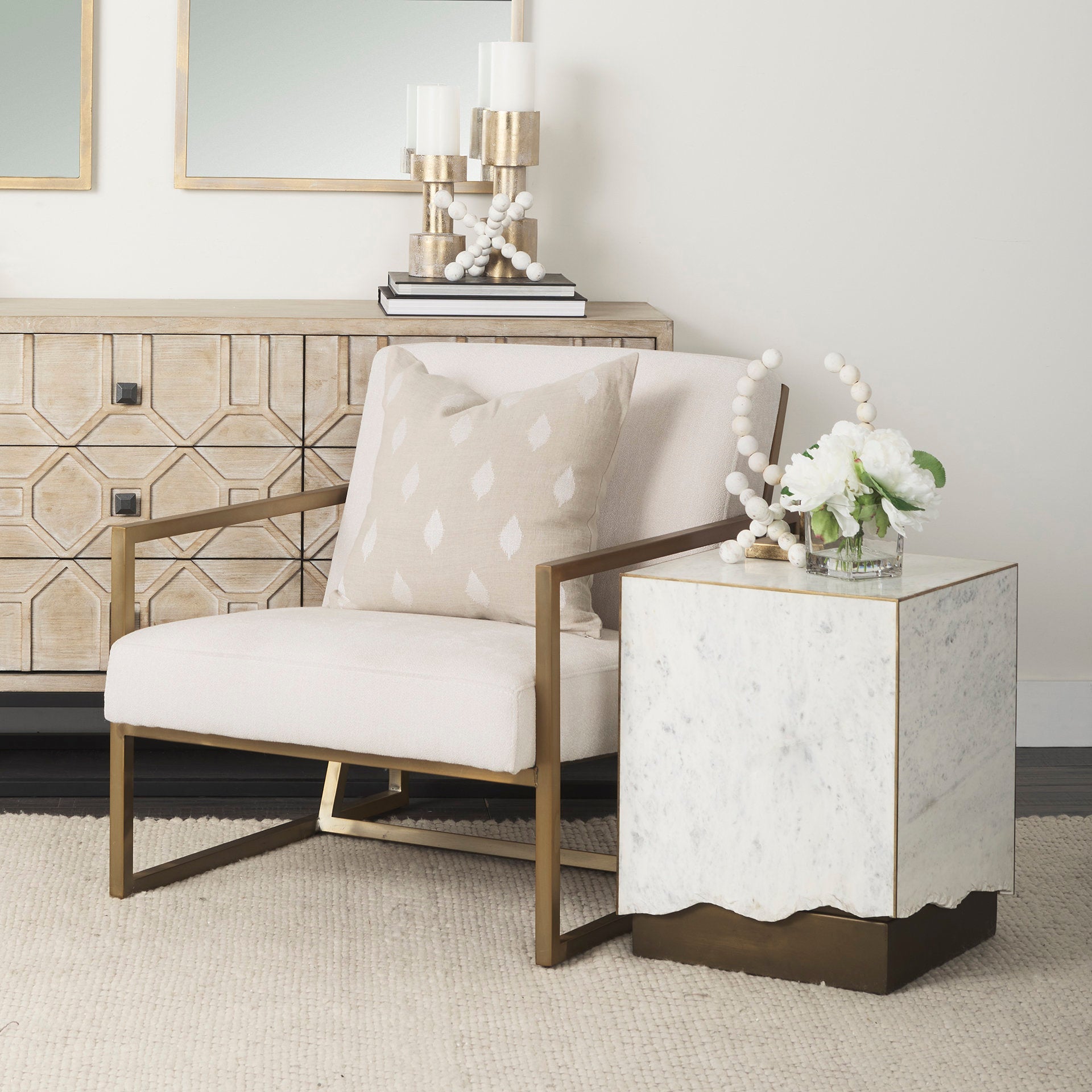 Armelle Upholstered Accent Chair Mercana Mer 69450 23