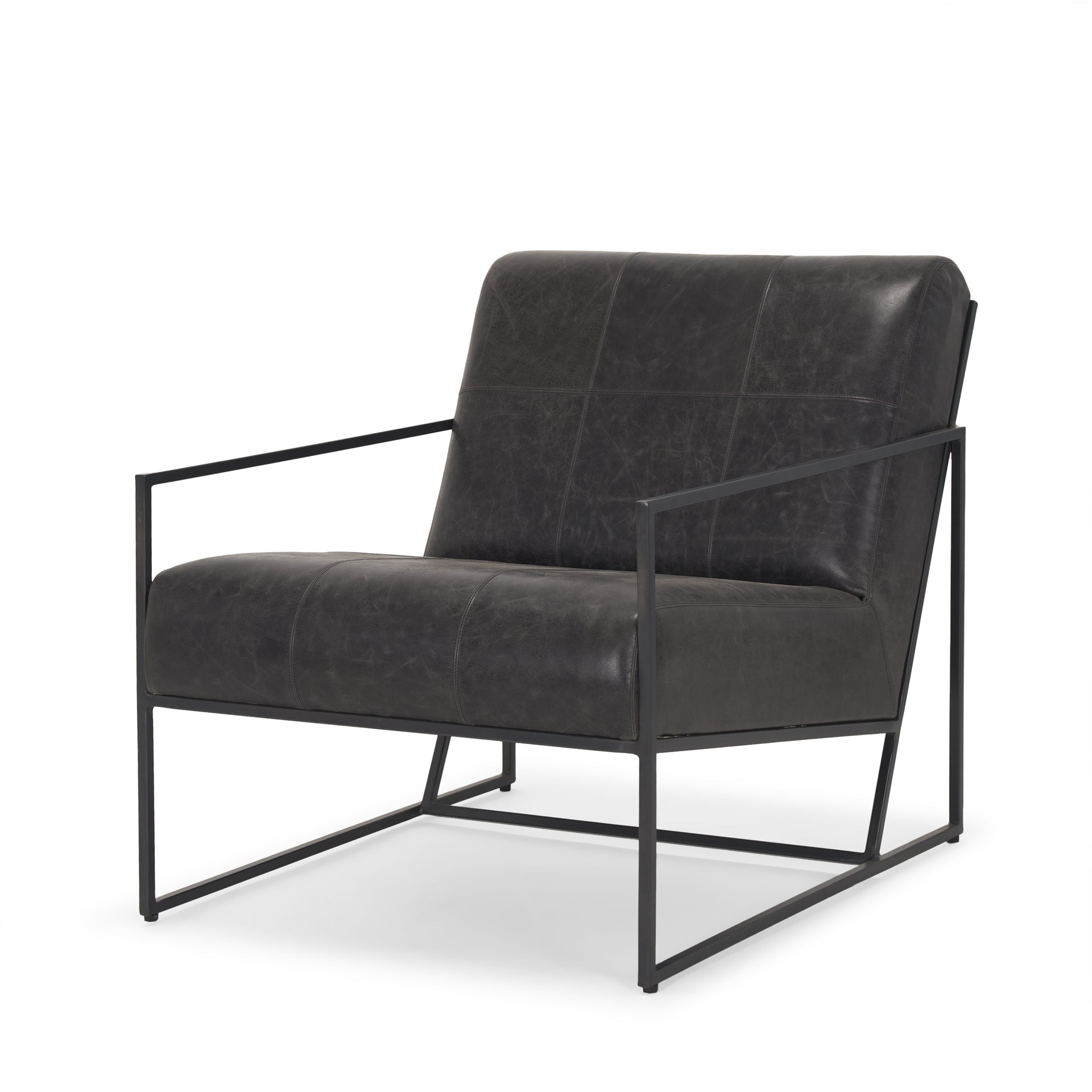 Stratton Leather Accent Chair Mercana Mer 70869 2