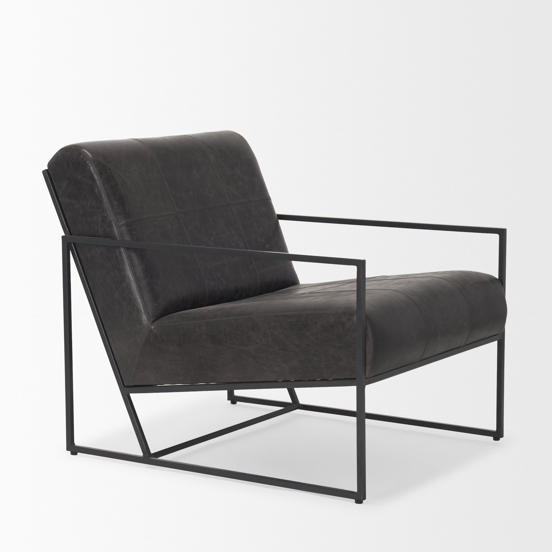 Stratton Leather Accent Chair Mercana Mer 70869 12