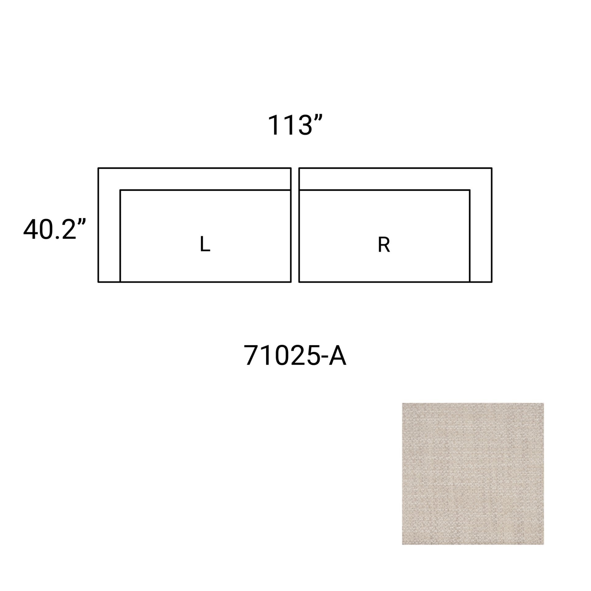 Warner Oatmeal 2 Piece Sofa Mercana Mer 71025 A 6