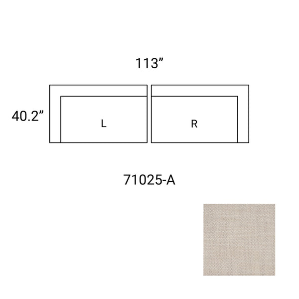 Warner Oatmeal 2 Piece Sofa Mercana Mer 71025 A 6