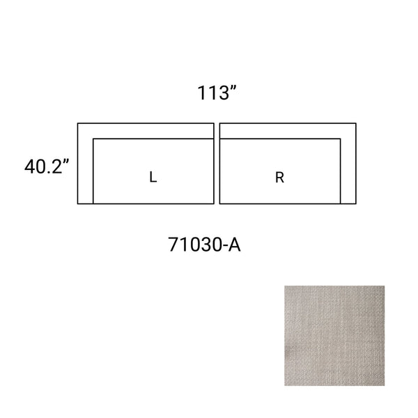 Warner Gray 2 Piece Sofa Mercana Mer 71030 A 6