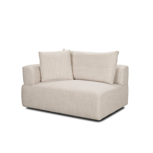 Warner Oatmeal 3 Piece Sofa W Corner Piece Mercana Mer 71025 C 3