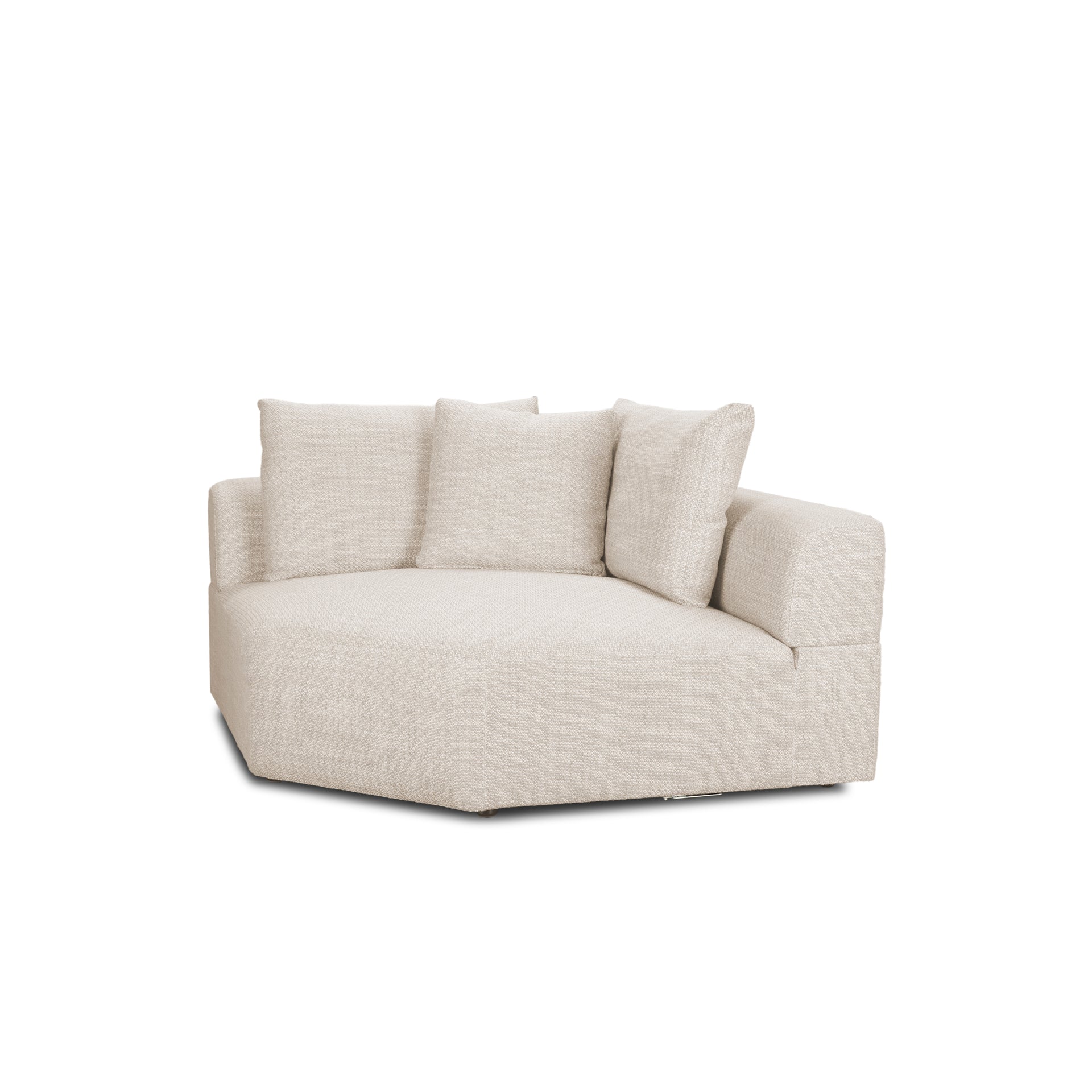 Warner Oatmeal 3 Piece Sofa W Corner Piece Mercana Mer 71025 C 6
