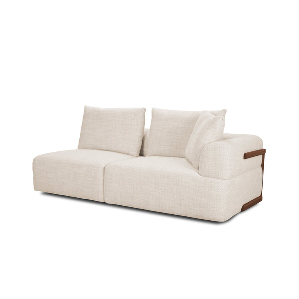 Warner Oatmeal 3 Piece Sofa W Corner Piece Mercana Mer 71025 C 8
