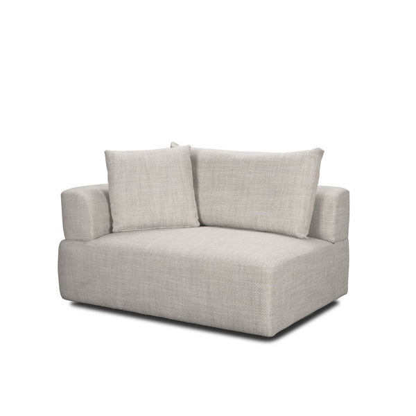 Warner Gray 3 Piece Sofa W Corner Piece Mercana Mer 71030 C 3