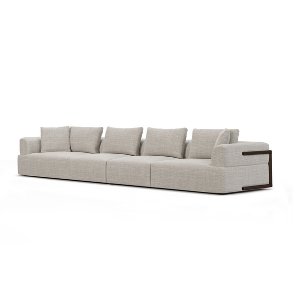 Warner Gray 2 Piece Long Sofa Mercana Mer 71030 B 7