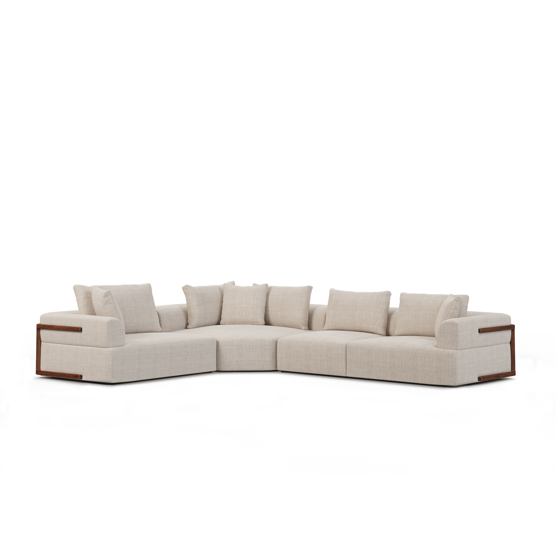 Warner Oatmeal 4 Piece Arm Sofa Mercana Mer 71025 D 1