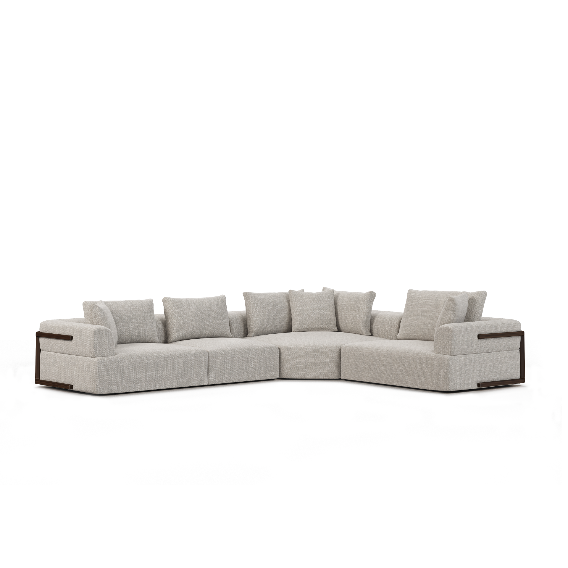 Warner Gray 4 Piece Arm Sofa Mercana Mer 71030 D 1
