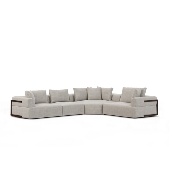 Warner Gray 4 Piece Arm Sofa Mercana Mer 71030 D 1