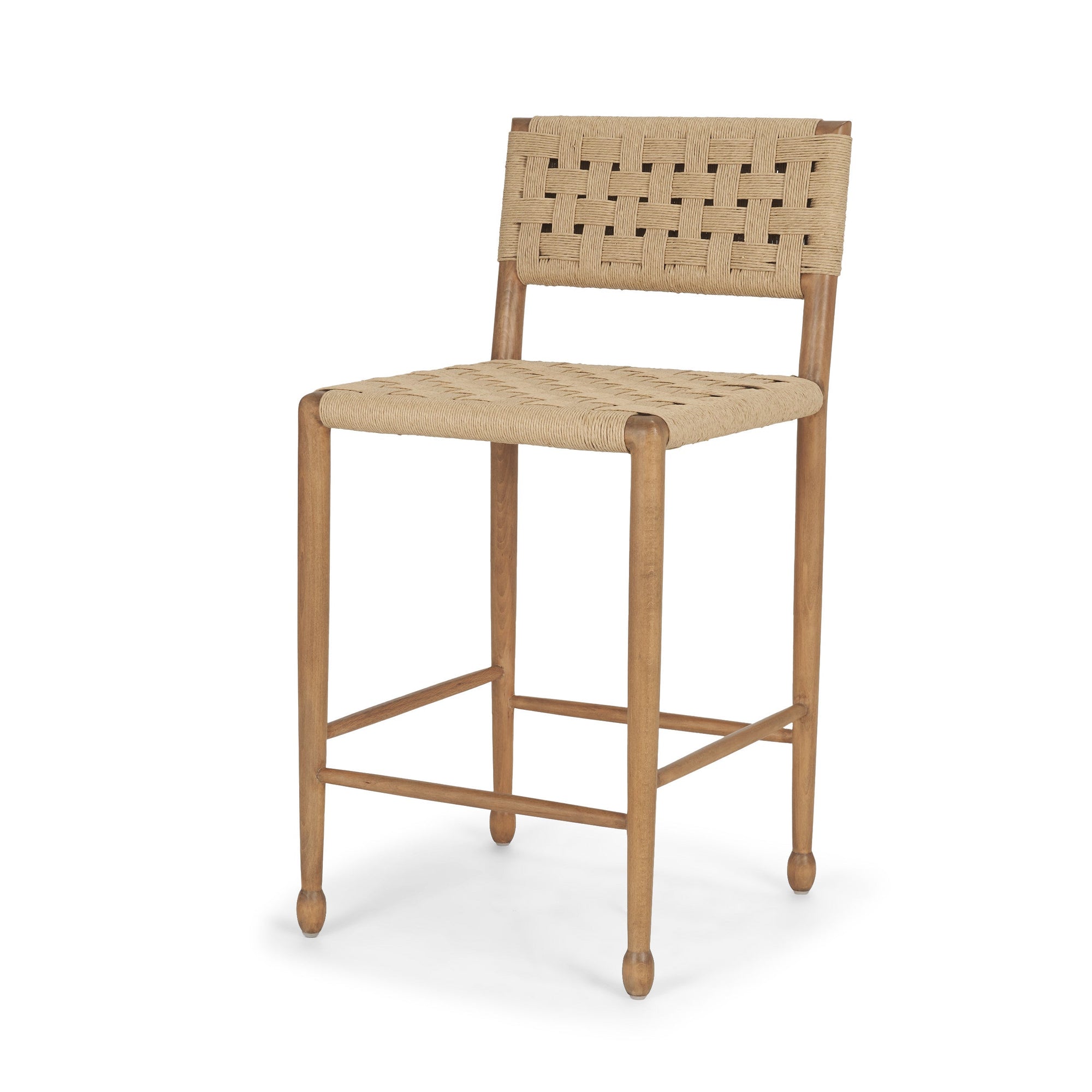 Brinley Paper Rope Seat Stool Mercana Mer 71179 1