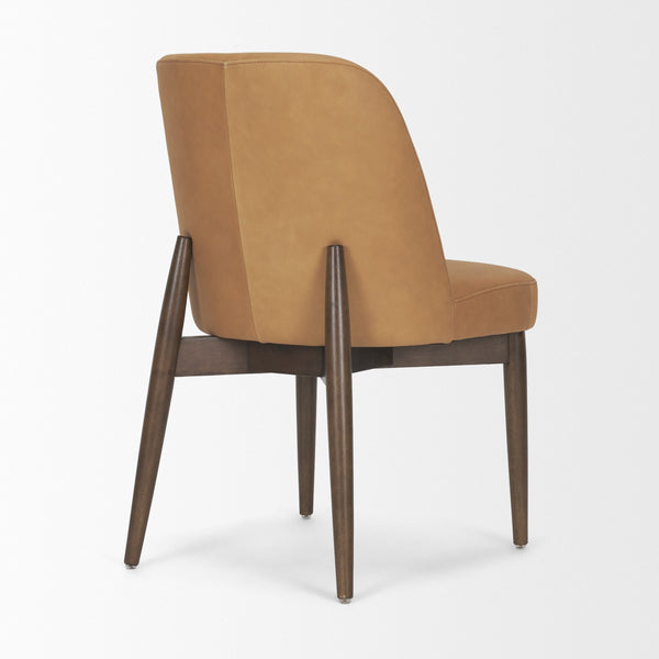 Abbie Curve Leather Dining Chair Mercana Mer 71248 5