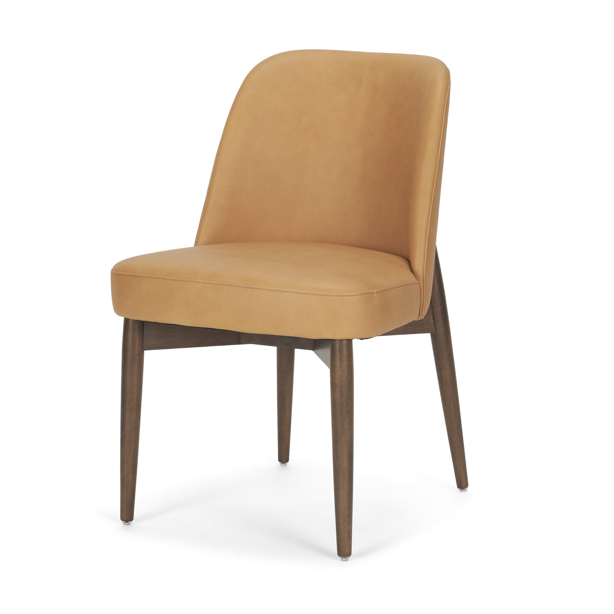 Abbie Curve Leather Dining Chair Mercana Mer 71248 1
