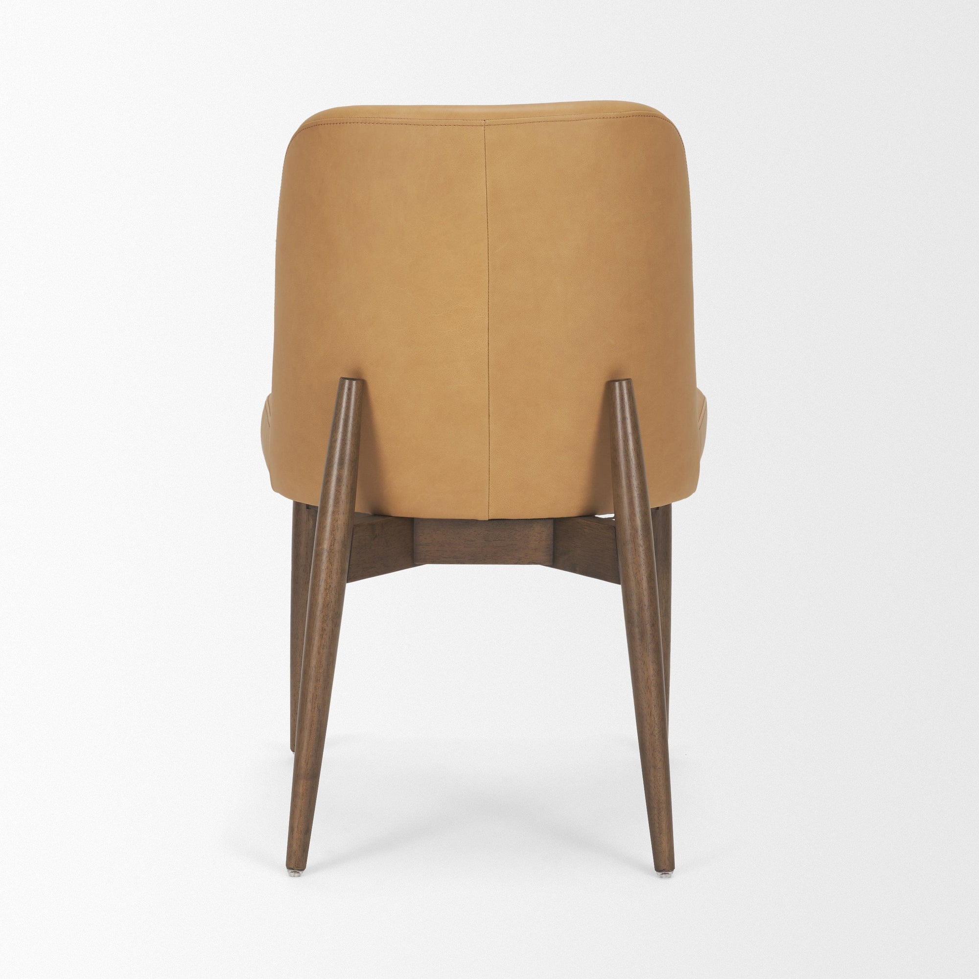 Abbie Curve Leather Dining Chair Mercana Mer 71248 4