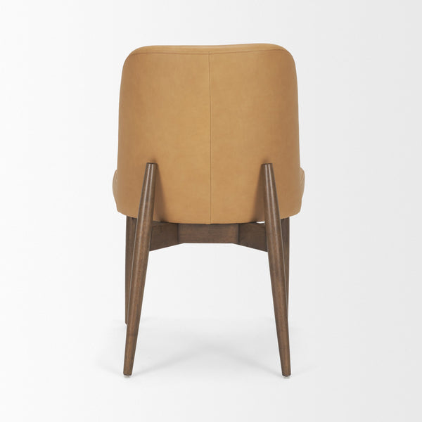 Abbie Curve Leather Dining Chair Mercana Mer 71248 4