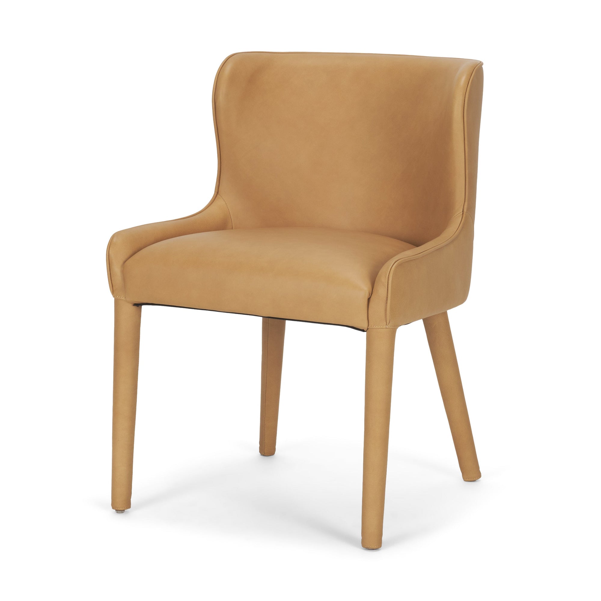 Nolan Slope Leather Dining Chair Mercana Mer 71253 1