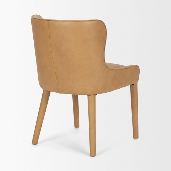 Nolan Slope Leather Dining Chair Mercana Mer 71253 5