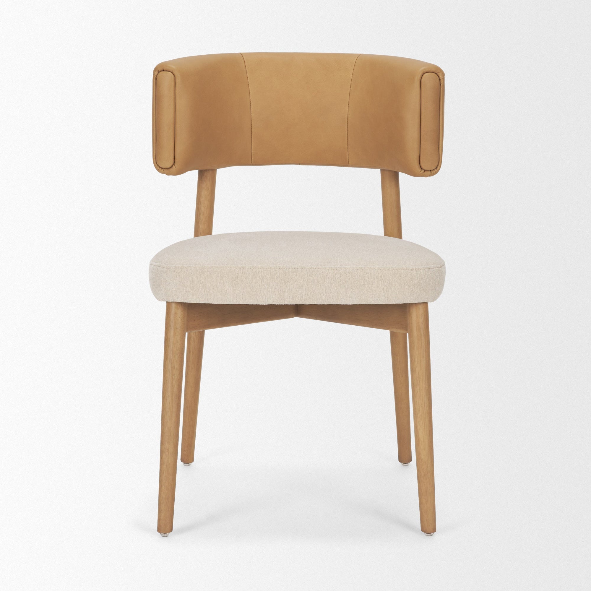 Motley Curve Leather Dining Chair Mercana Mer 71261 2