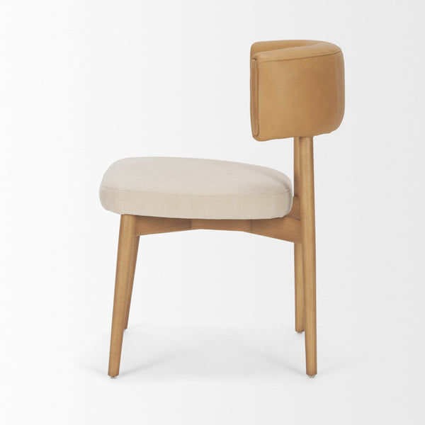 Motley Curve Leather Dining Chair Mercana Mer 71261 3