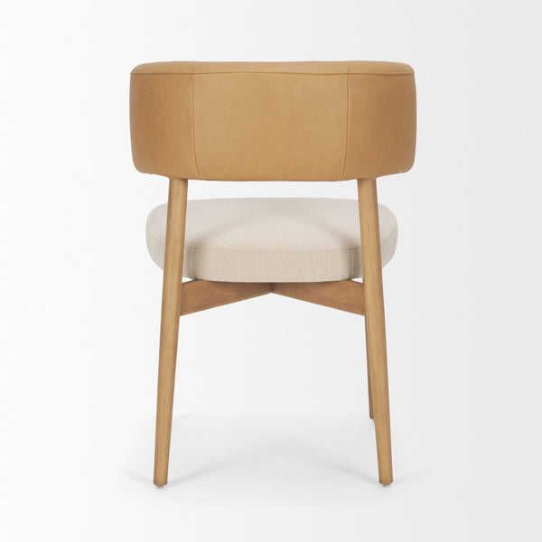 Motley Curve Leather Dining Chair Mercana Mer 71261 4