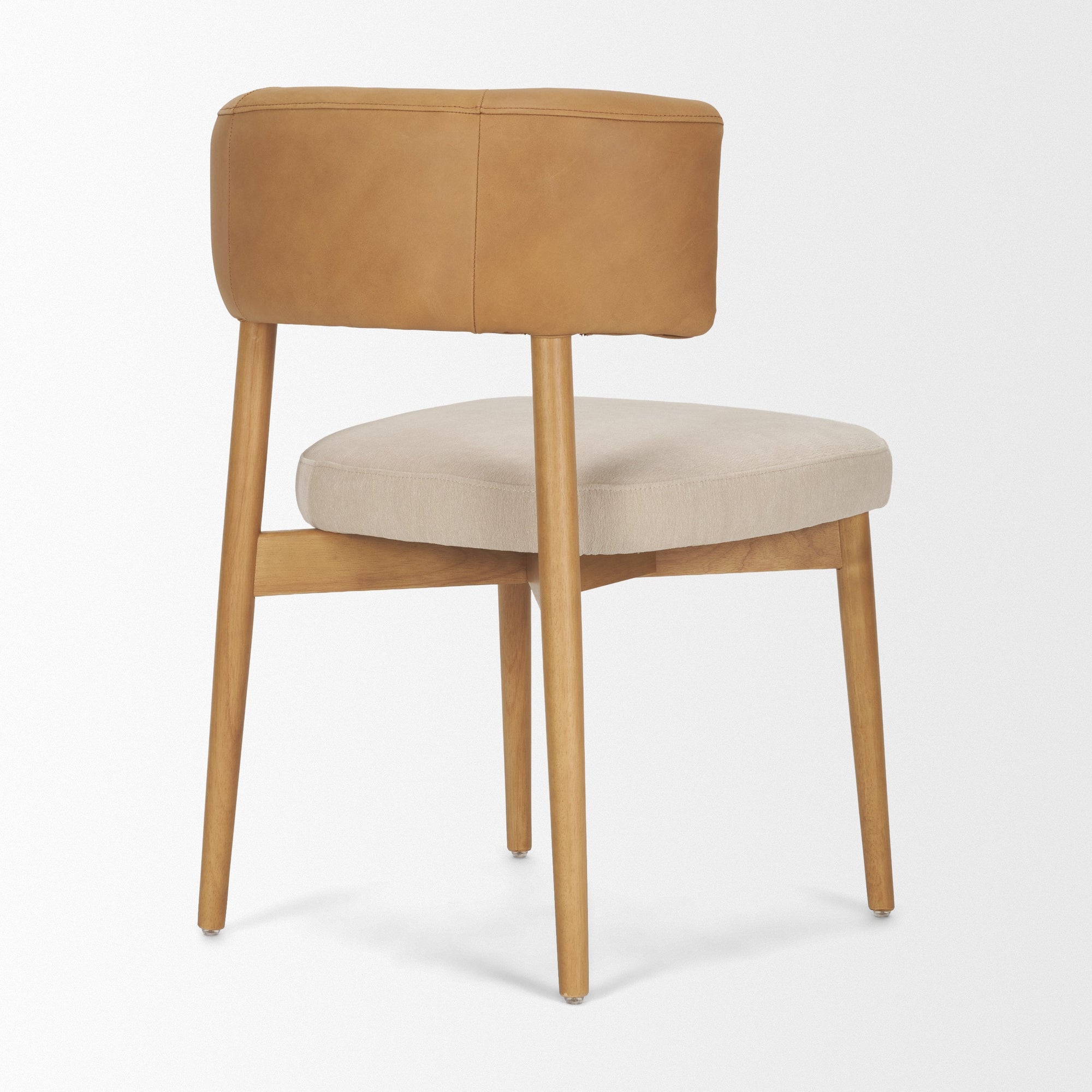 Motley Curve Leather Dining Chair Mercana Mer 71261 5