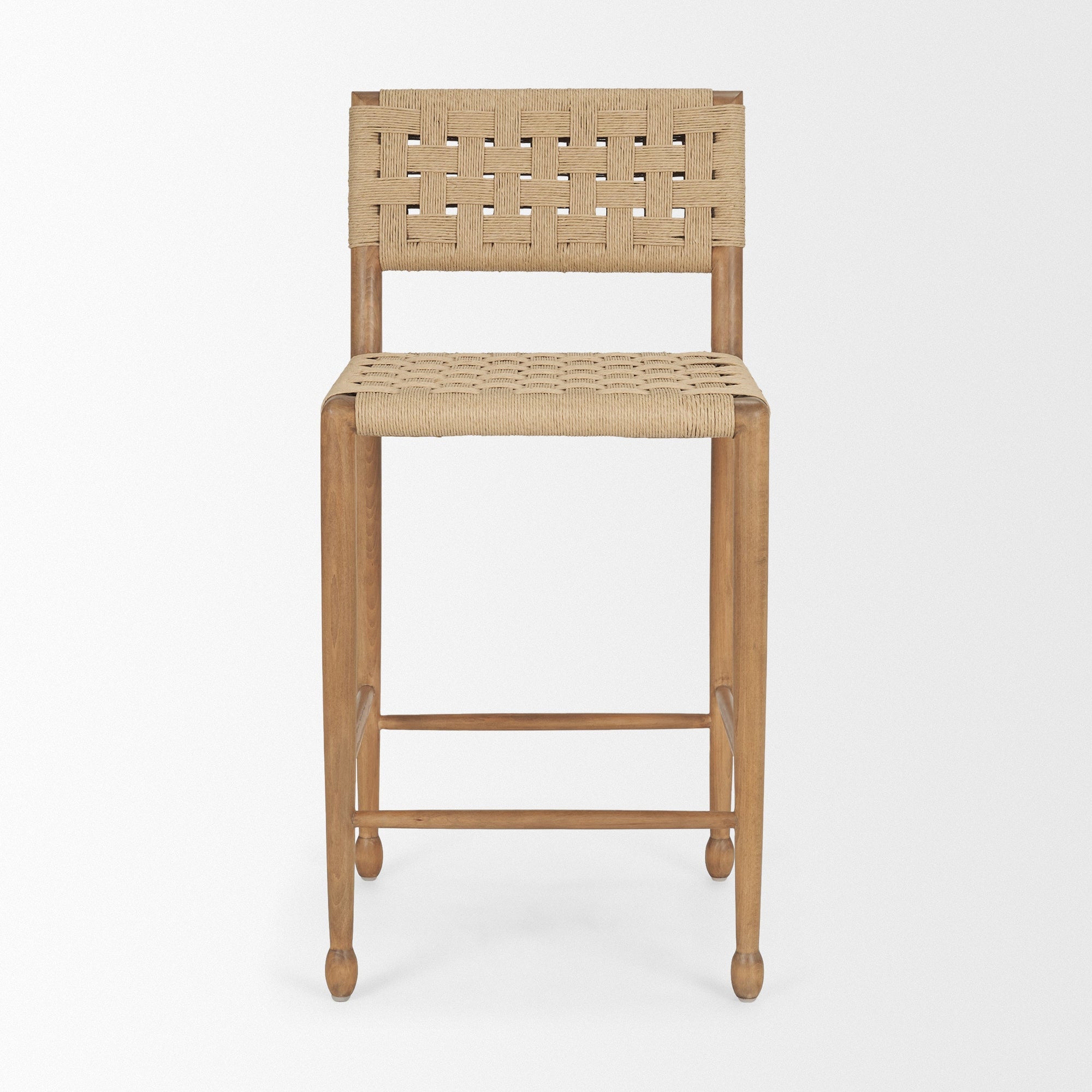 Brinley Paper Rope Seat Stool Mercana Mer 71179 2