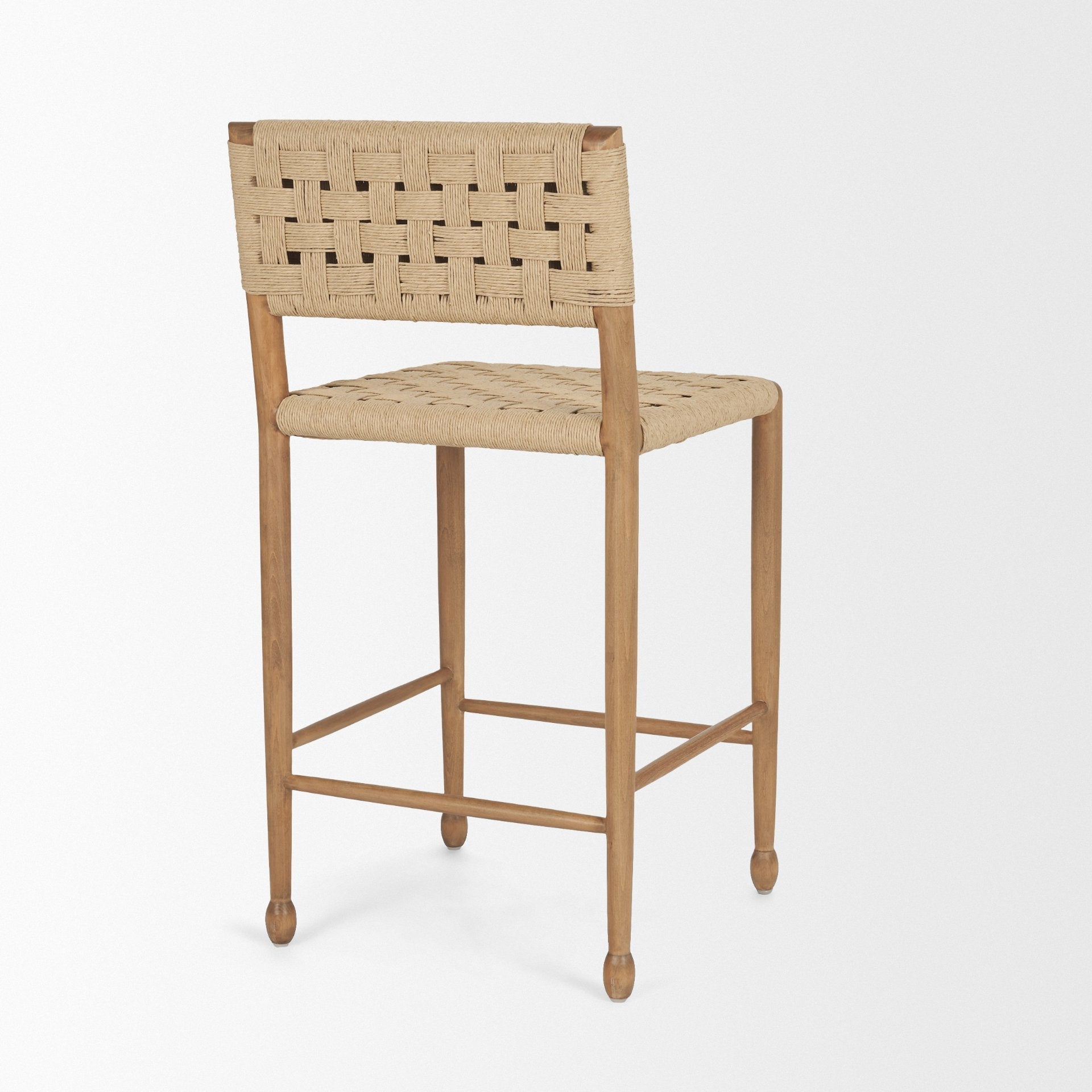 Brinley Paper Rope Seat Stool Mercana Mer 71179 5