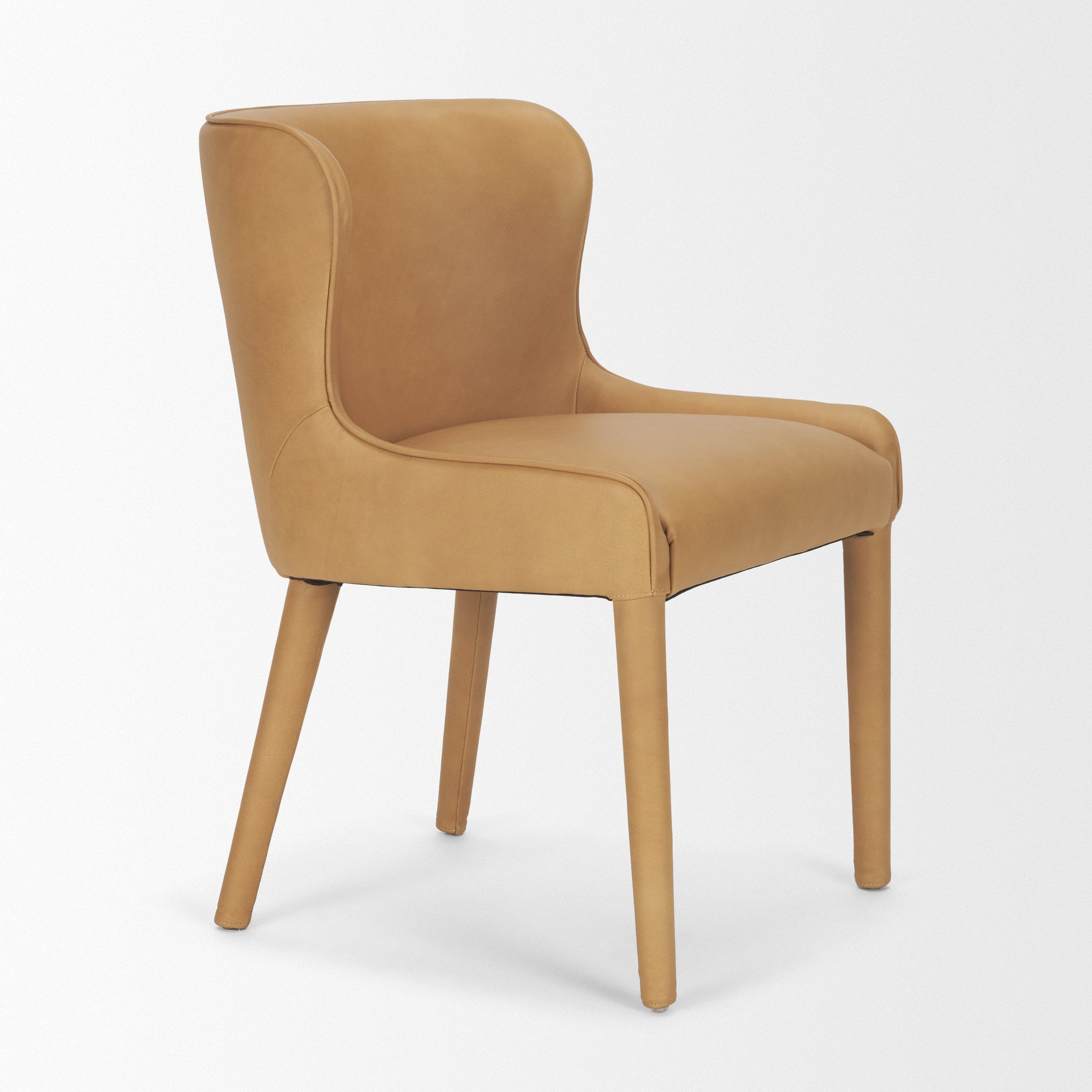 Nolan Slope Leather Dining Chair Mercana Mer 71253 6