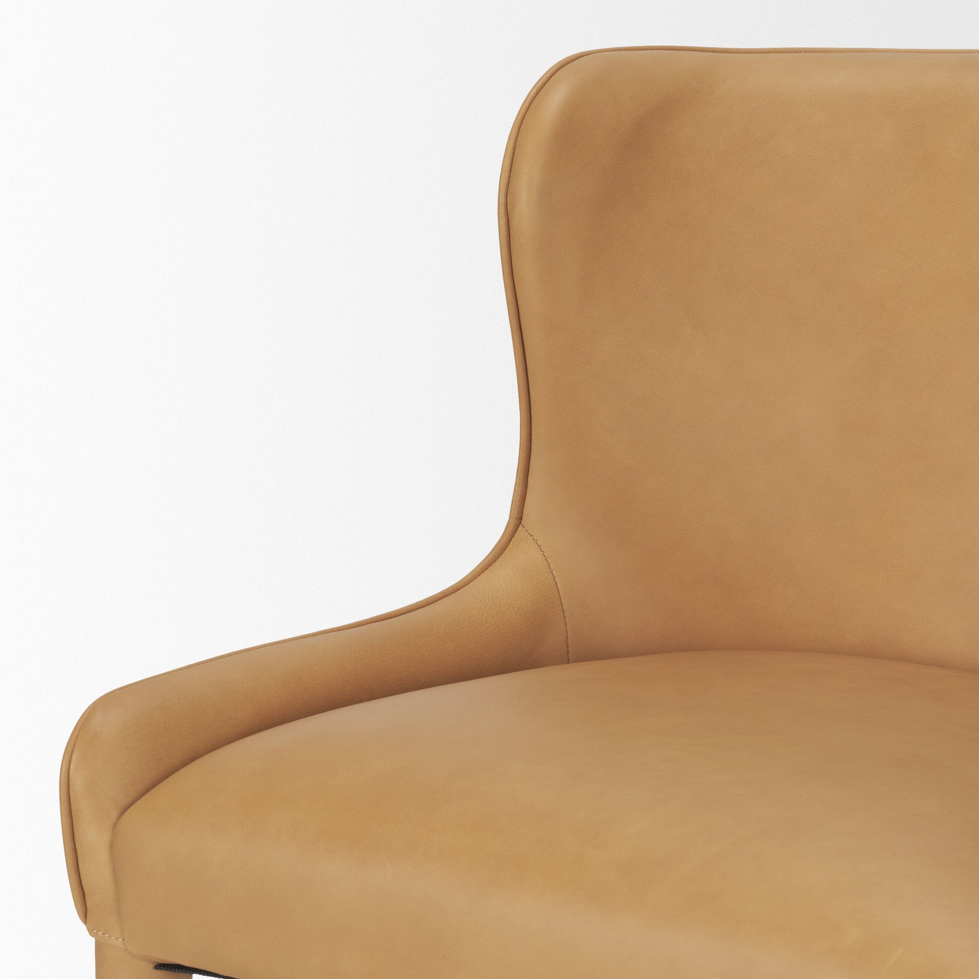 Nolan Slope Leather Dining Chair Mercana Mer 71253 7
